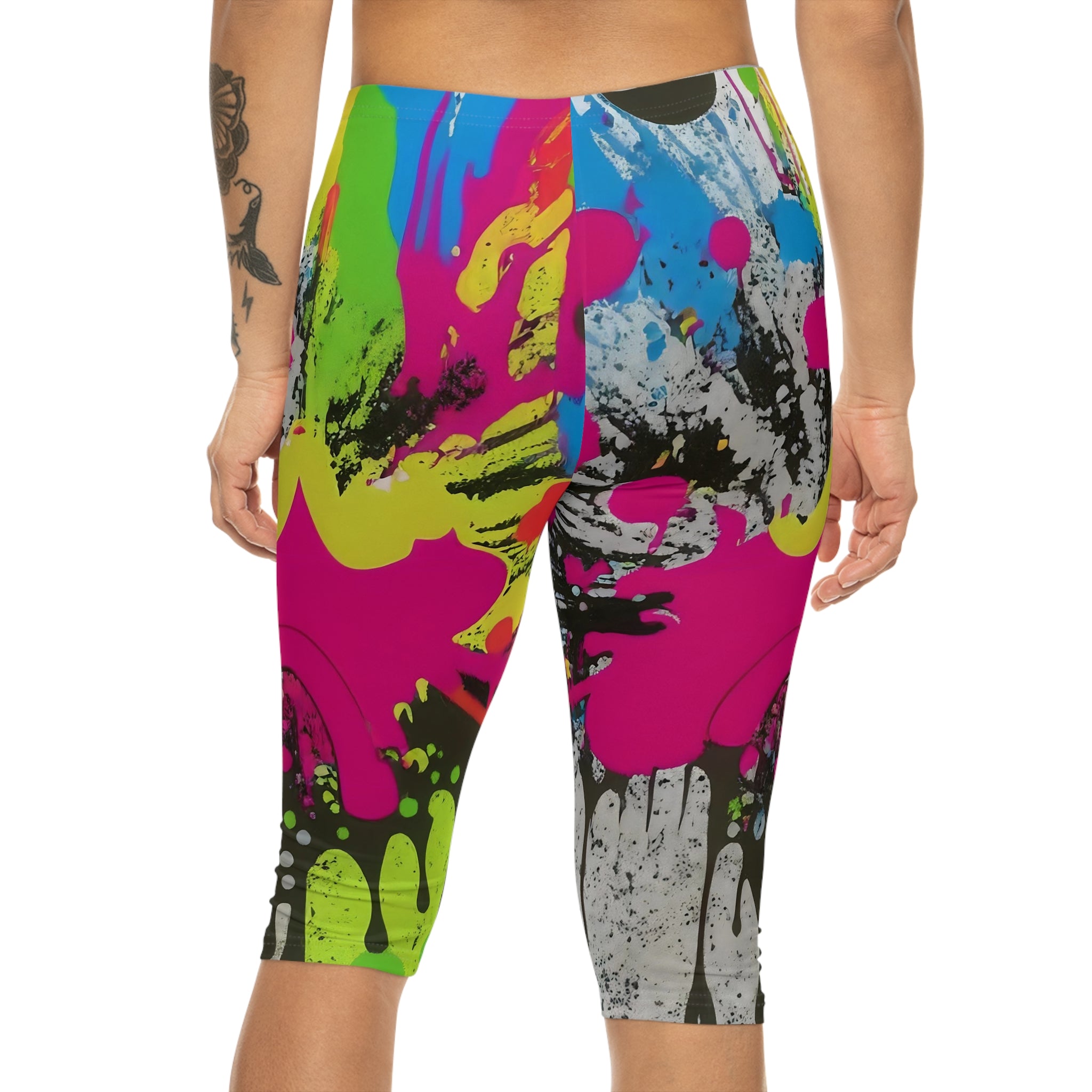 Street Art Capri Leggings